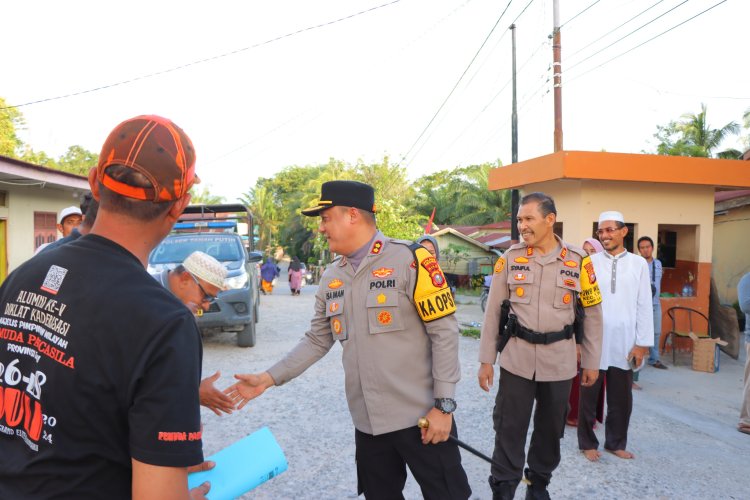 Polres Rohil Sosialisasi Tolak Aksi Premanisme Berkedok Ormas, Tingkatkan Partisipasi Warga