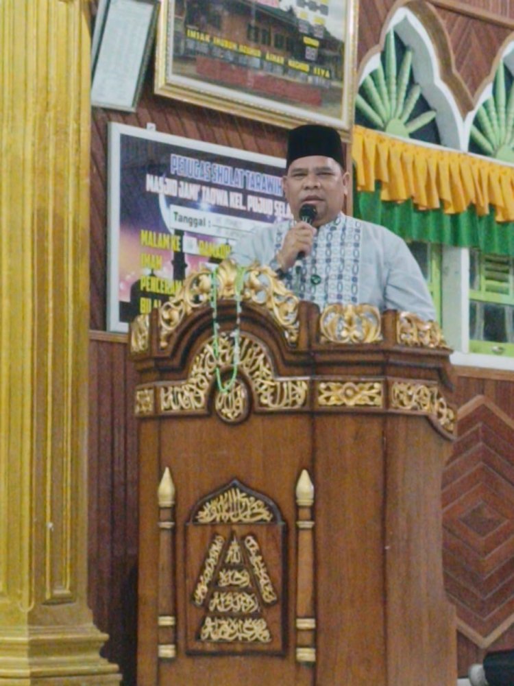 Polsek Pujud Bersama Warga Peringati Nuzul Quran Ramadhan 1446.H