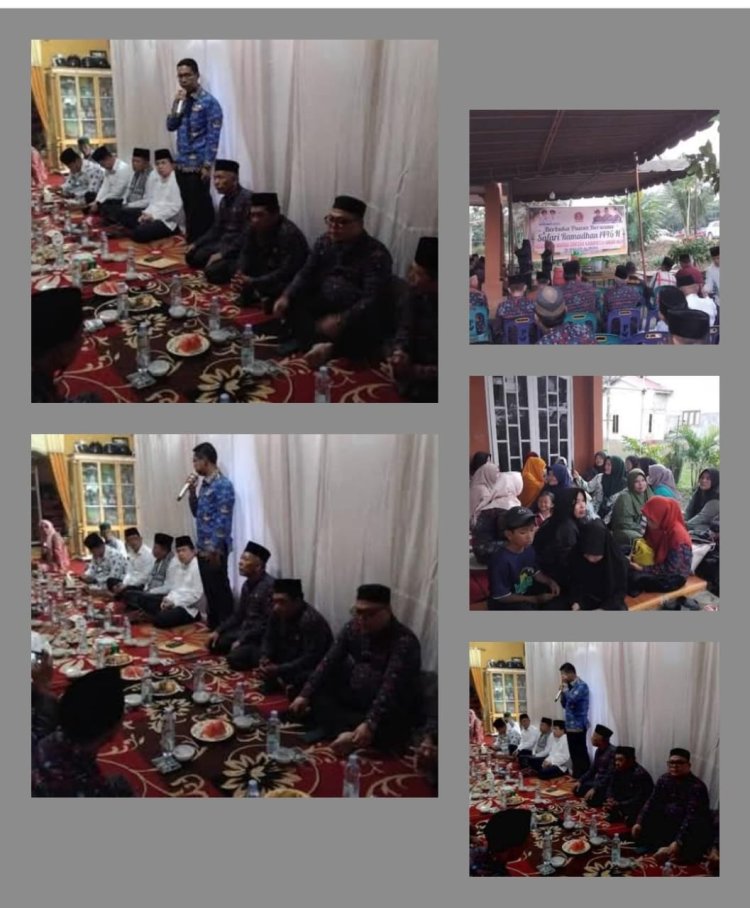 Bupati Rohil Hadiri Buka Puasa Bersama Persatuan Marga Siregar di Rimba Melintang