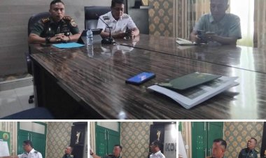 Wakil Bupati Rohil Kunjungi Kodim 0321/Rohil, Bahas Optimalisasi Program Pangan