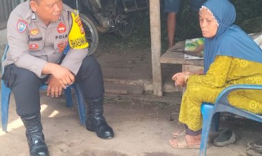 Upaya Bhabinkamtibmas Jalin Komunikasi, Sambang Warga dengan Program Door to Door System