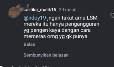 Pemilik Akun Instagram @kartika_malik 15 Diduga  Merendahkan Profesi LSM
