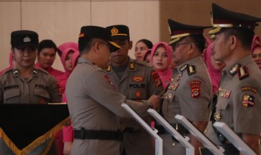 Mutasi Jabatan, Polda Lampung Gelar Sertijab Sejumlah Pejabat Utama dan Kapolres