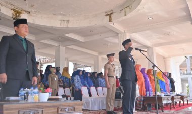 Wabup Rohil Jadi Upacara Peringati Hari Otonomi Daerah ke-29