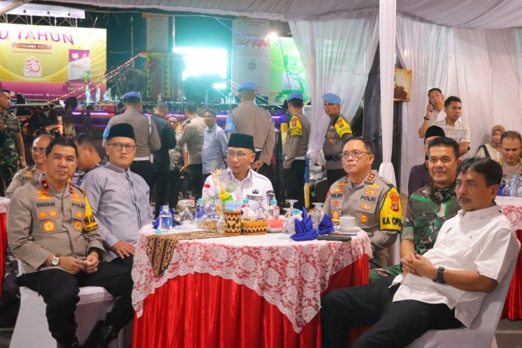 Kapolda Lampung Bersama Forkopimda Provinsi Lampung Monitoring Keamanan Malam Takbiran Idul Fitri 1446 H/2025 M