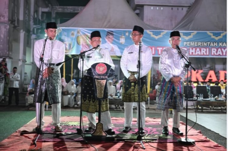Sambut Hari Raya Idul Fitri 1446 H, Pemkab Rohil Gelar Pawai Malam Takbir