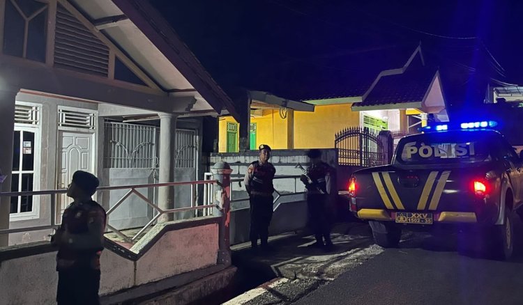 Cegah Pencurian, Sat Samapta Polres Tanggamus Intensifkan Patroli Rumah Kosong Ditinggal Mudik