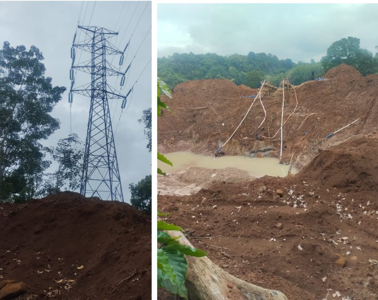 Tambang Emas di Way Kanan Akan Menggangu Kestabilan Tower Sutet PLN