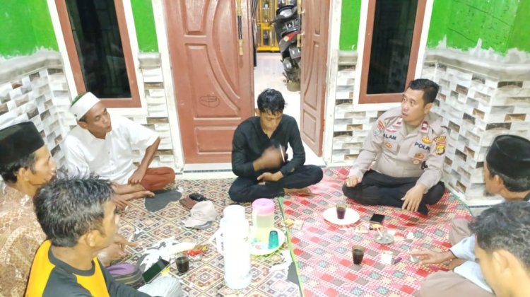 Polsek Kota Agung Fasilitasi Mediasi Pascakejadian Rumah Warga Tertimpa Pohon Kelapa di Kalimiring
