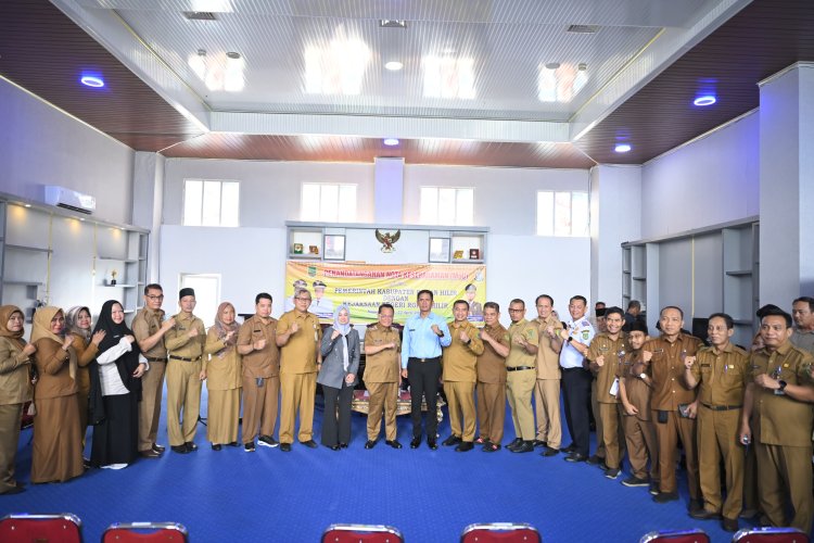 Pemkab Rohil dan Kejari Tanda Tangani MoU, Cegah Penyelewengan Anggaran 2025