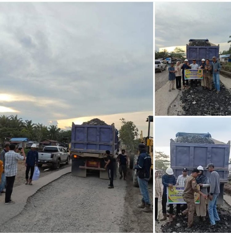PT. JJP Realisasikan Permohonan Wabup Rohil Terkait Perbaikan Jalan di Kecamatan Kubu