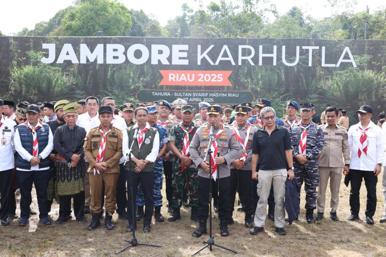 Pemuda Ujung Tombak Penjaga Lingkungan, Pesan Kapolri Saat Buka Jambore Karhutla Riau 2025