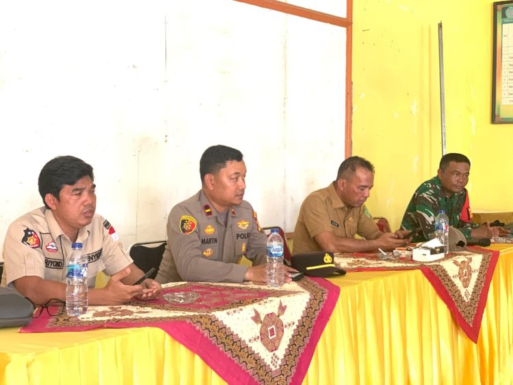 Pelaksanaan FGD Antisipasi dan Penanggulangan Karhutla di Wilkum Polsek Simpang Kanan