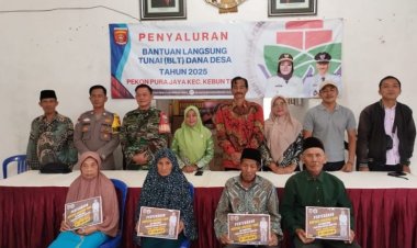 Pemdes Pura Jaya Salurkan BLT-DD Anggaran Tahun 2025 ke-34 Keluarga Penerima Manfaat (KPM)