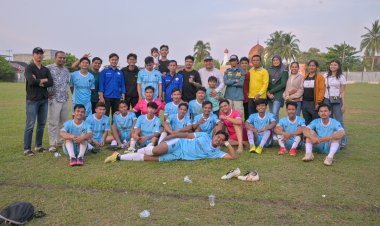 Kominfo Rohil Ikut Serta Turnamen Sepakbola Silaturahmi Cup 2