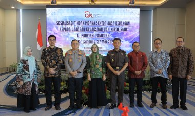 Kapolda Lampung Hadiri Sosialisasi Tindak Pidana Sektor Jasa Keuangan