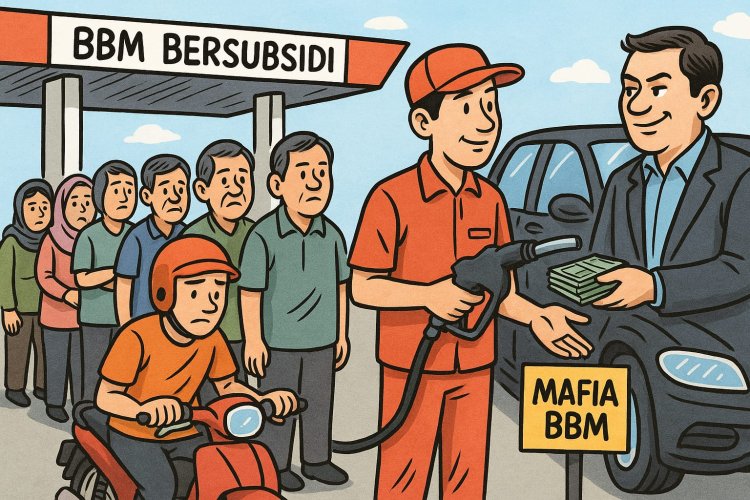 SPBU Dekat Kantor Polres Pelalawan Diduga Jadi Lokasi Langsir BBM Subsidi