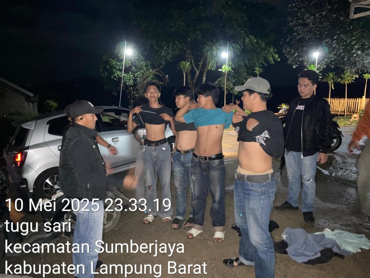 Tingkatkan Kamtibmas Malam Hari, Polres Lampung Barat Laksanakan Giat Patroli Sekala Besar