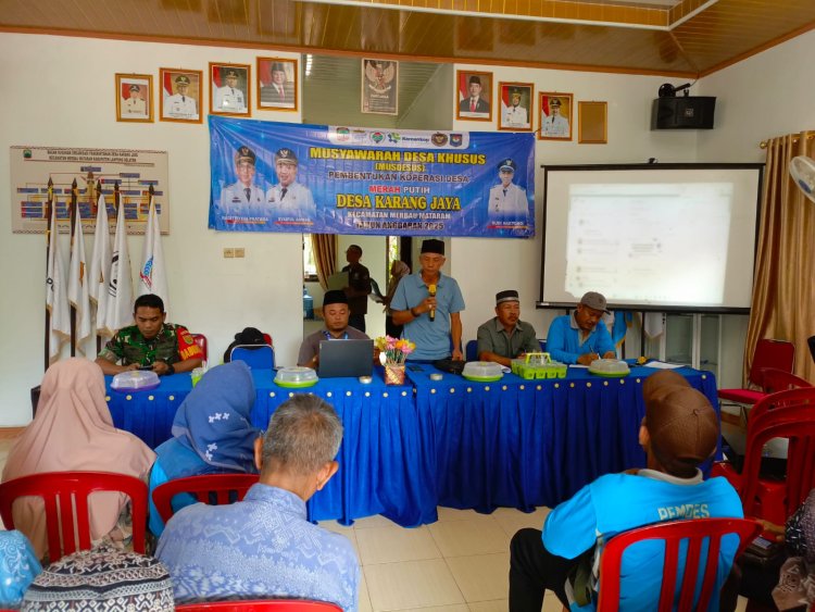 5 Pemuda Desa Karang Jaya Terpilih Jadi Pengurus Koperasi Desa Merah Putih