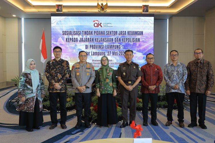 Kapolda Lampung Hadiri Sosialisasi Tindak Pidana Sektor Jasa Keuangan