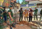 Koramil 03/BGS Sambut HUT Kodam I/BB ke 75, Bangun Sumur Bor Penuhi Sumber Air Bersih