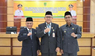 Bupati Rohil Lantik Asisten Bupati Jadi Pj. Sekda
