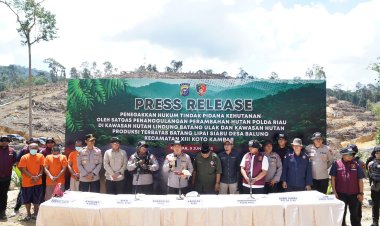 Polda Riau Tegaskan Komitmen Green Policing, Tindak Tegas Perusakan Hutan