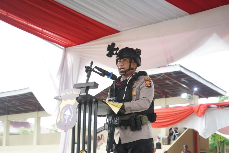 Wakapolda Riau Tutup Pelatihan Tim RAGA Gelombang Kedua di SPN Polda Riau