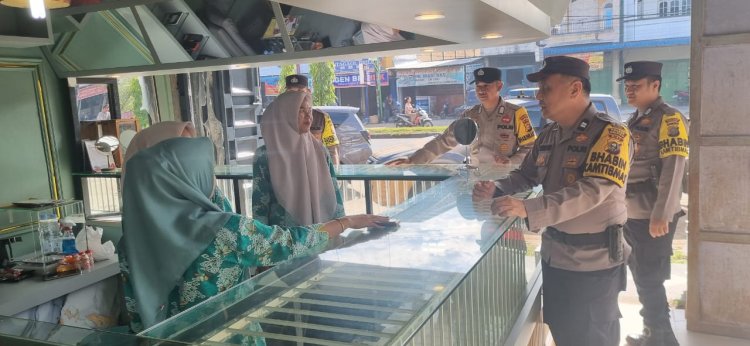 Tingkatkan KRYD di Pusat Pasar, Polsek Bagan Sinembah Pastikan Situasi Kamtibmas Aman Terkendali