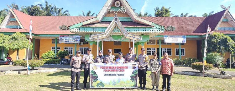 Polsek Bagan Sinembah Gelar Penanaman Pohon Bersama Masyarakat