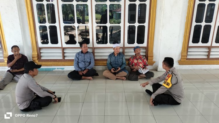 Polsek Bagan Sinembah Gelar "Jumat Curhat" Bersama Warga Bagan Batu