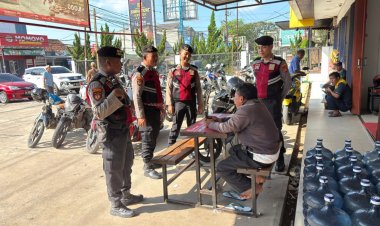 Berikut Tiga Lokasi di Pasar Unit 2 Yang Jadi Sasaran Kegiatan Patroli Dialogis Polres Tulang Bawang