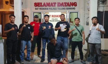 Tekab 308 Presisi Polres Tulang Bawang Tangkap Pelaku Curas Yang Sudah Beraksi di 6 TKP
