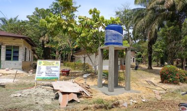 Kepenghuluan Bagan Nibung Kerjakan Pembagunan Proyek dari Dana Kepenghuluan