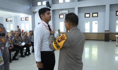 Polres Rohil Peduli Lingkungan, Beri Bibit Pohon pada Personel Berulang Tahun