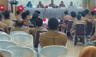 Pemkab Sarolangun Gelar Rakor Kepala Desa, Lurah, dan Camat se-Kabupaten