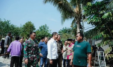 Wakil Bupati Rohil Apresiasi Semangat Warga Sintong, Bangun Masjid Nurhidayah Gotong Royong