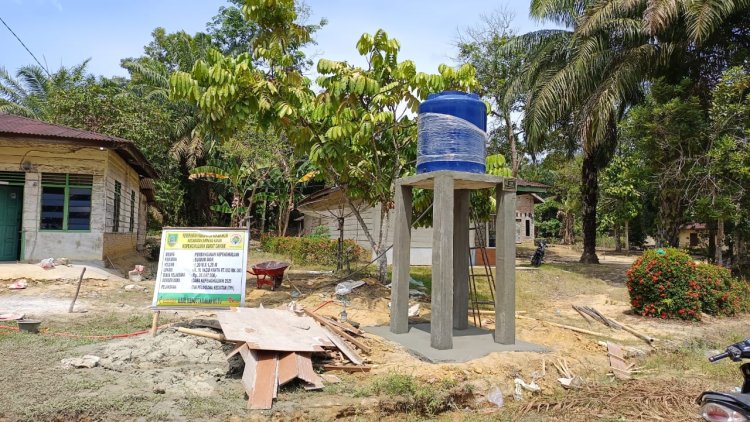 Kepenghuluan Bagan Nibung Kerjakan Pembagunan Proyek dari Dana Kepenghuluan