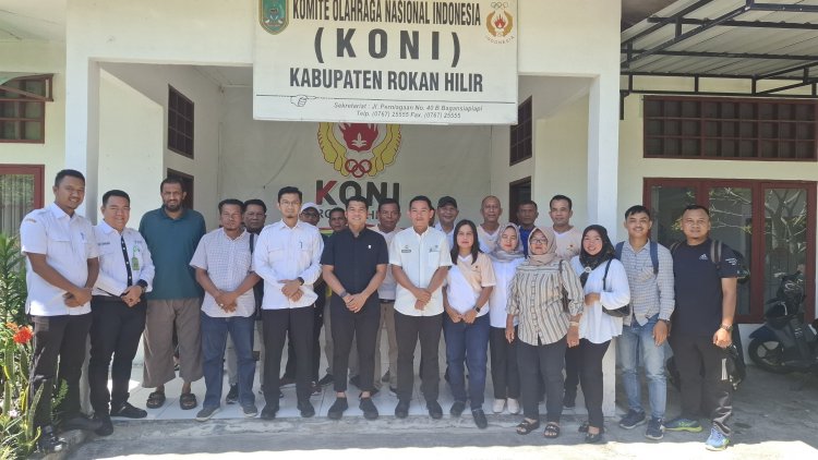 Usai Sertijab, Pengurus KONI Rohil Gelar Rapat Perdana