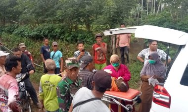 Polsek Talang Padang Olah TKP Temuan Mayat Petani di Gubuk Kawasan Register 28 Gisting Permai
