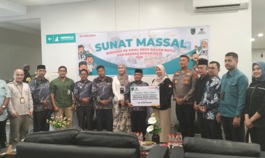 RS Awal Bros dan Baznas Rohil Adakan Sunat Massal Tahun 2025, Polsek Bagan Sinembah Hadir