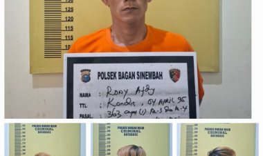 Polsek Bagan Sinembah Tangkap Pelaku Pencurian Sepeda Motor