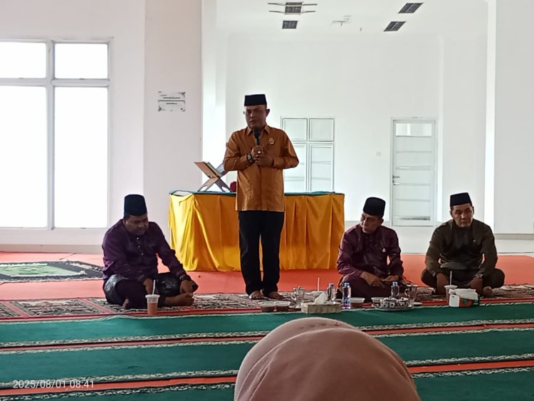 Tausyiah Penuh Makna, Diskominfotik Rohil Bangun Semangat Kebersamaan ASN