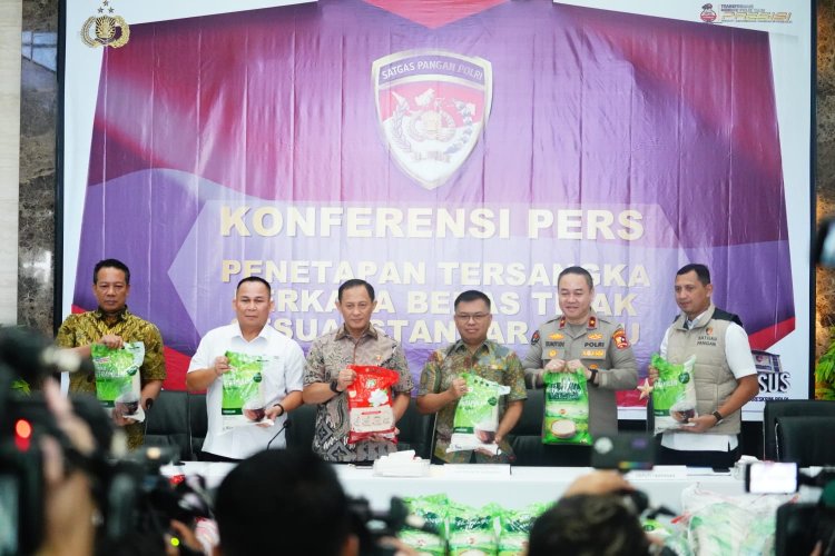 Polri Tetapkan Tiga Tersangka Kasus Beras Tak Sesuai Standar Mutu, Termasuk Direktur Utama PT FS