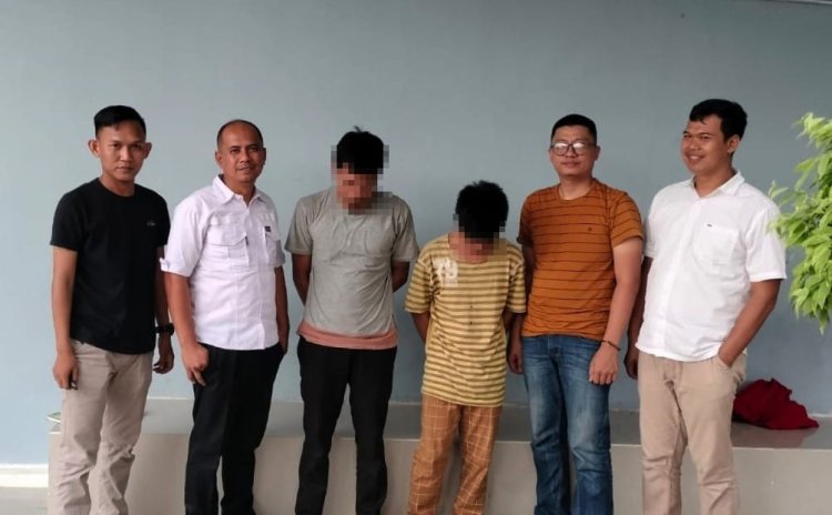 Beraksi di Gedung Aji Baru, Dua Pelaku Curanmor Asal Lampung Timur Ditangkap Polsek Penawartama