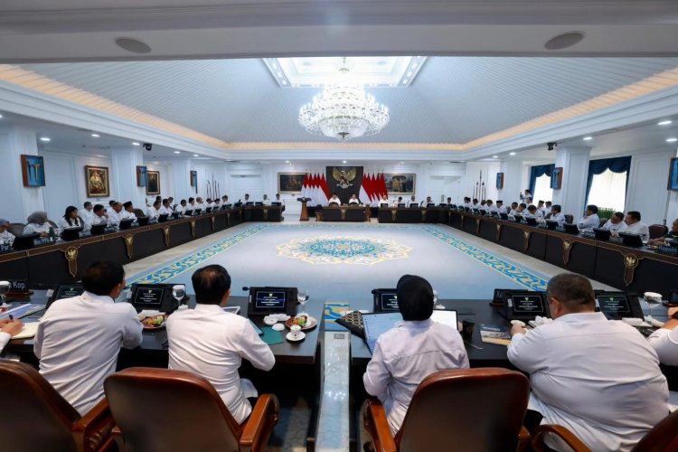 Presiden Prabowo, Pimpin Sidang Kabinet Pemerintah Merah Putih ke 8