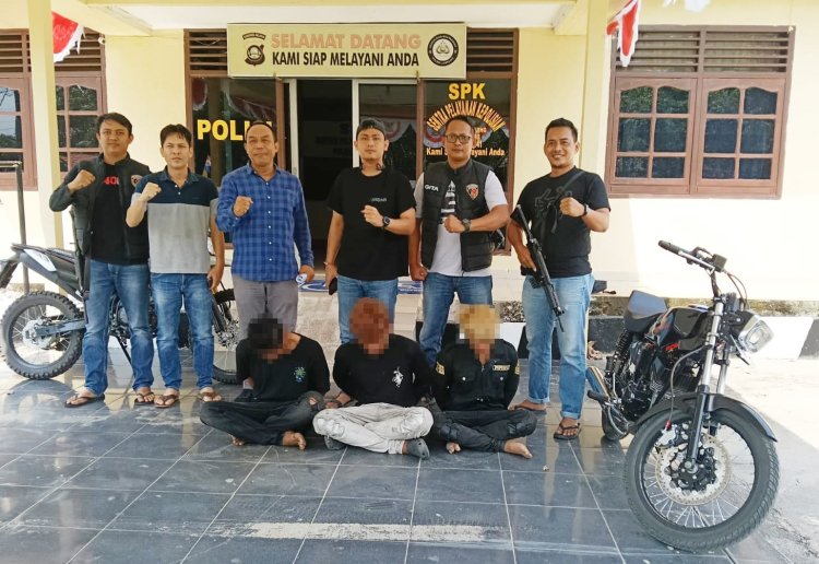 Dalam Waktu 11 Jam, Kasus Curanmor di Penawar Rejo Diungkap Polsek Banjar Agung