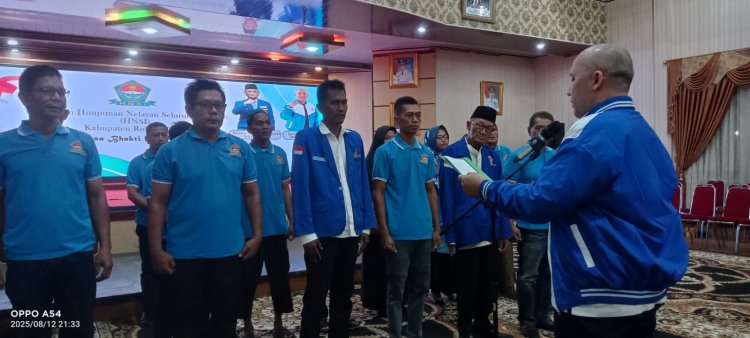 Lantik Pengurus DPC HNSI Rohil, Junaidi : Hadirkan 3 Kekuatan Utama
