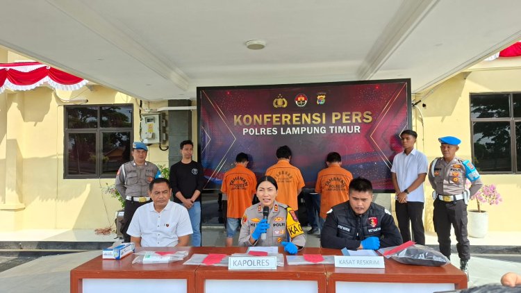 Polres Lamtim Ungkap 3 Kasus Curas, 1 Disertai Kekerasan Seksual