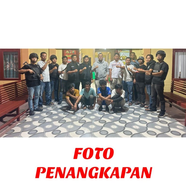 Tim RAGA Polres Rohil Amankan Pelaku Pungli dan Pengeroyokan Sopir Truk